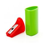Apontador com Depósito Jumbo Triangular - Faber-Castell