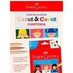 Caneta Hidrográfica 12 Cores Caras e Cores Lavável - Faber-Castell