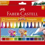 Caneta Hidrográfica Jumbo 12 Cores - Faber-Castell