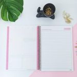 Caderno Espiral Capa Dura Universitário 1 Matéria Hello Kitty 20 x 27,5 cm 80 Folhas - São Domingos