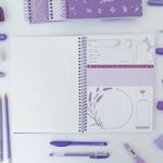 Caderno Colegial 1 Matéria Lavender 17,9 x 24,1 cm - São Domingos