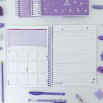 Caderno Colegial 1 Matéria Lavender 17,9 x 24,1 cm - São Domingos