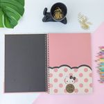 Caderno Espiral Capa Dura Universitário 1 Matéria Hello Kitty 20 x 27,5 cm 80 Folhas - São Domingos