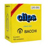Clips Galvanizado para Escritório em Todos os Tamanhos | 1/0, 2/0, 3/0, 4/0, 5/0, 6/0, 10/0, 12/0 | - Bacchi