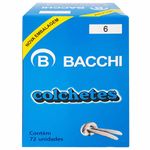 Colchetes Latonados (N° 4, 6, 7, 8, 10, 12, 14 e 15) 72 Unidades - Bacchi