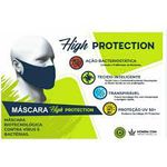 Máscara de Proteção Facial High Protection Preta UV 50+ - High Protection