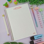 Caderno Universitário Gypsy 1 Matéria 80 Folhas Pautadas 20 x 27,5 cm - Tilibra