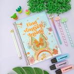 Caderno Universitário Gypsy 1 Matéria 80 Folhas Pautadas 20 x 27,5 cm - Tilibra