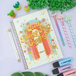 Caderno Universitário Gypsy 1 Matéria 80 Folhas Pautadas 20 x 27,5 cm - Tilibra