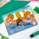 Caderno de Cartografia e Desenho Sapeca Espiral 48 Folhas sem Pauta - Tilibra