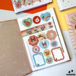 Caderno 1/4 Brochura Capa Dura Gypsy 14 x 20 cm 80 folhas - Tilibra