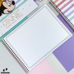 Caderno Espiral de Cartografia e Desenho Minnie Milimetrado 80 Folhas - Tilibra