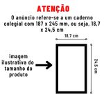 Caderno Brochura Colegial Caligrafia Princesas Disney 40 Folhas 18,7 x 24,8 cm - Tilibra
