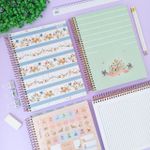 Caderno Universitário Jolie Classic 10 Matérias 160 Folhas Pautadas 20 x 27,5 cm - Tilibra