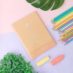 Caderno 1/4 Brochura Capa Dura Happy 14 x 20 cm 80 folhas - Tilibra