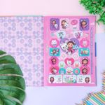 Caderno Brochura Capa Dura Universitário Gabby 20 x 27,5 cm 80 Folhas - Tilibra