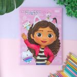 Caderno Brochura Capa Dura Universitário Gabby 20 x 27,5 cm 80 Folhas - Tilibra