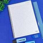 Caderno Universitário Nasa 1 Matéria 80 Folhas Pautadas 20 x 27,5 cm - Tilibra