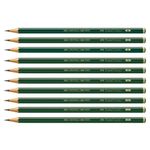 Lápis Preto Grafite Castell 9000 (H, B, 2B, 3B, 4B, 5B, 6B, 8B)  - Faber-Castell