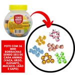 Borracha Mini Bichinhos Embalagem c/ 36 Unidades - Yins