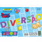 Caderno de Alfabetização Atividades Diversão - Tilibra