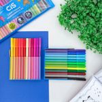 Caneta Hidrográfica Lavável ColorCis 24 Cores - Cis