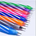 Kit Caneta Esferográfica Colorida Spiro Tradicional Ponta Agulha 0.7 mm 8 cores - CIS
