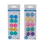 Imã Decorativo Colorido Pacote 10 Peças - Interponte