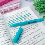 Caneta Marca Texto Grifpen Cores Novas (Cinza, Verde Água e Verde Folha) - Faber-Castell