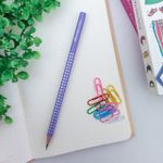 Lápis Preto Grafite N° 2 Triangular EcoGrip Sparkle Unidade - Faber-Castell