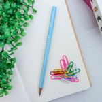 Lápis Preto Grafite N° 2 Triangular EcoGrip Sparkle Unidade - Faber-Castell