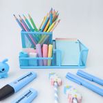 Organizador Porta Lápis de Metal Tom Pastel - Interponte