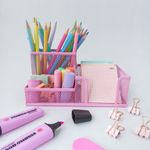 Organizador Porta Lápis de Metal Tom Pastel - Interponte