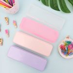 Estojo Escolar Simples de Plástico Plus - Waleu