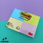 Bloco Adesivo Post-It Neon 4 Cores 38 mm x 55 mm - 3M