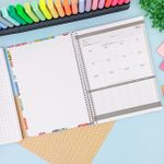 Caderno Universitário Quadriculado 1 x 1 D+ 20 x 27,5 cm 96 Folhas - Tilibra