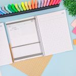 Caderno Universitário Quadriculado 1 x 1 D+ 20 x 27,5 cm 96 Folhas - Tilibra