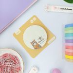 Bloco Adesivo Sticky Note Gatinhos 70x70 com 75 folhas - Importado