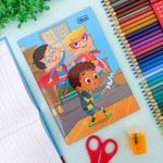 Caderno 1/4 Capa Dura Sapeca 14 x 20 cm 96 Folhas - Tilibra