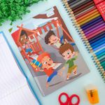 Caderno 1/4 Capa Dura Sapeca 14 x 20 cm 96 Folhas - Tilibra