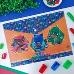 Pasta Malote A4 Laranja com Botão Pj Masks 332 mm x 237 mm - DAC