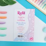 Refil para Prancheta de Anotações Enjoy com 24 Folhas 13,5 x 21,5 cm - DAC