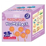 Quebra Cabeça 24 Peças Vogais / Numerais / Cores - Tilibra