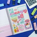 Caderno Espiral Capa Dura Universitário 1 Matéria Sweet Care 20 x 27,5 cm 80 Folhas - São Domingos