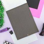 Refil Tamanho Universitário College para Caderno Smart 48 Folhas Pretas - DAC