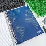 Caderno Espiral Capa Dura Universitário 1 Matéria World Class 20 x 27,5 cm 80 Folhas - São Domingos
