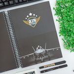 Caderno Uniersitário 1 Matérias 80 folhas Espiral AIR ATTACK - São Domingos