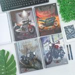 Caderno Universitário 20m 320 Folhas MOTOS - São Domingos