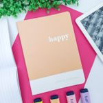 Caderno 1/4 Happy Grampeado 15 x 20,8 cm 32 Folhas - Tilibra