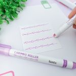 Carimbo Roller de Rolo Lunix Colorido Formas - Tilibra